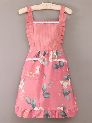 Tablier Japonais Femme Rouge